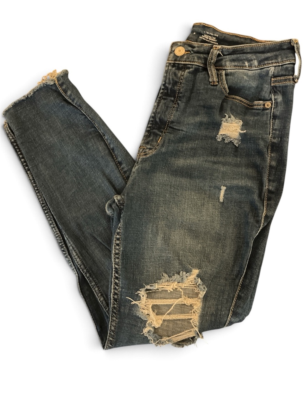 😁5/$25 Old Navy Women’s Rockstar Super Skinny Distressed jeans
